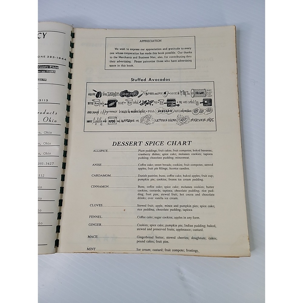 VTG 1970's Our Favorite Recipes Ladies Auxiliary VFW Hillsboro Ohio Cookbook - Picture 6 of 12